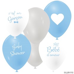 Ballons bleu babyshower