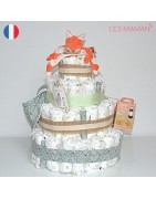Kit pour gâteau de couches Made in France Babyshower